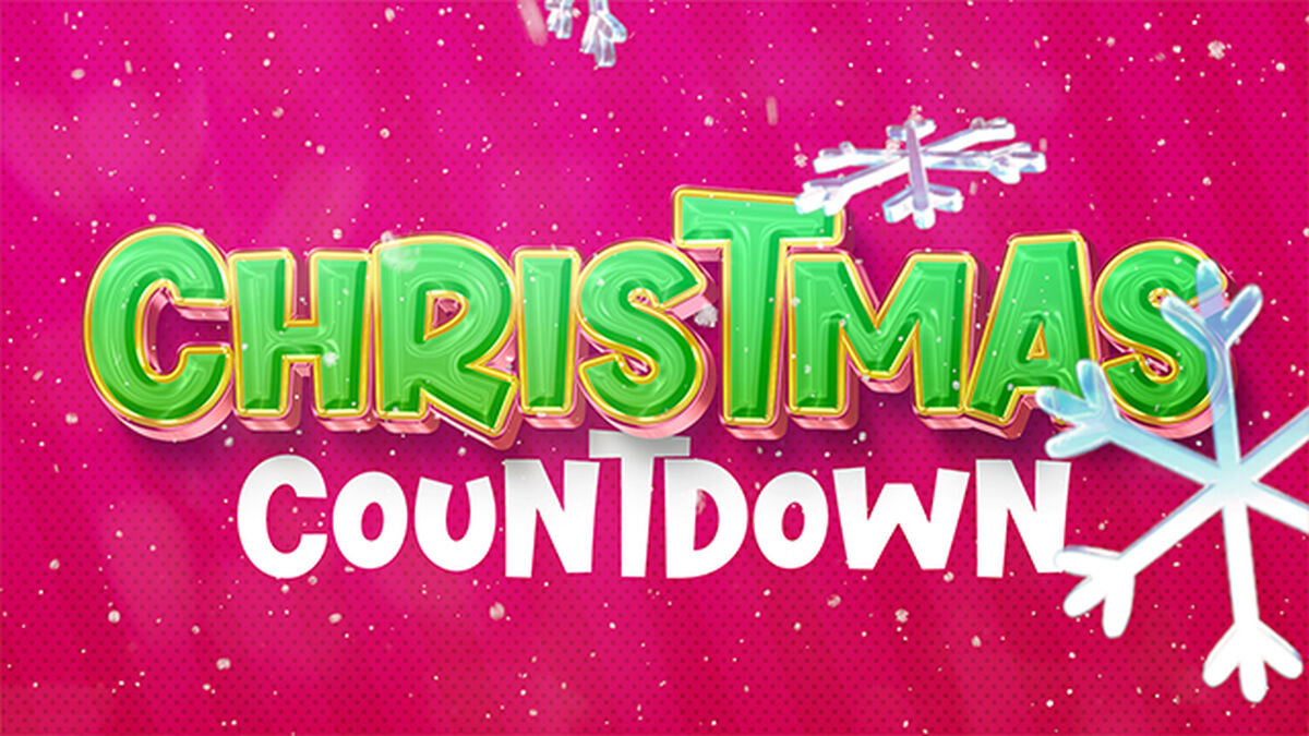 Neon Pink Christmas Future Bass Countdown image number null